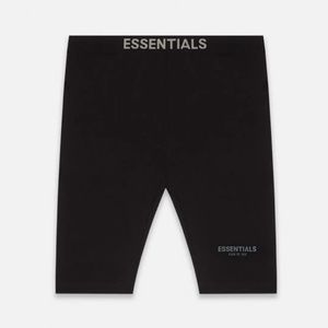 Essentials black biker shorts